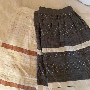 Absolutely beautiful lined knee length cotton skirts Fat Face
